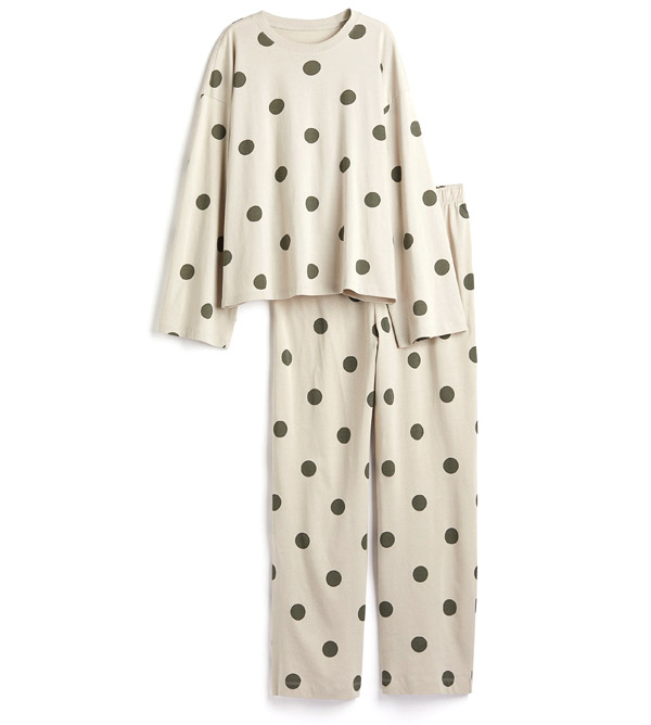 H & M Patterned cotton pajamas